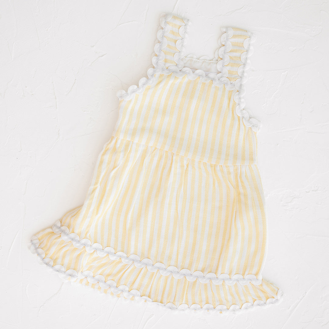 Wave Dress - Lemon Splice