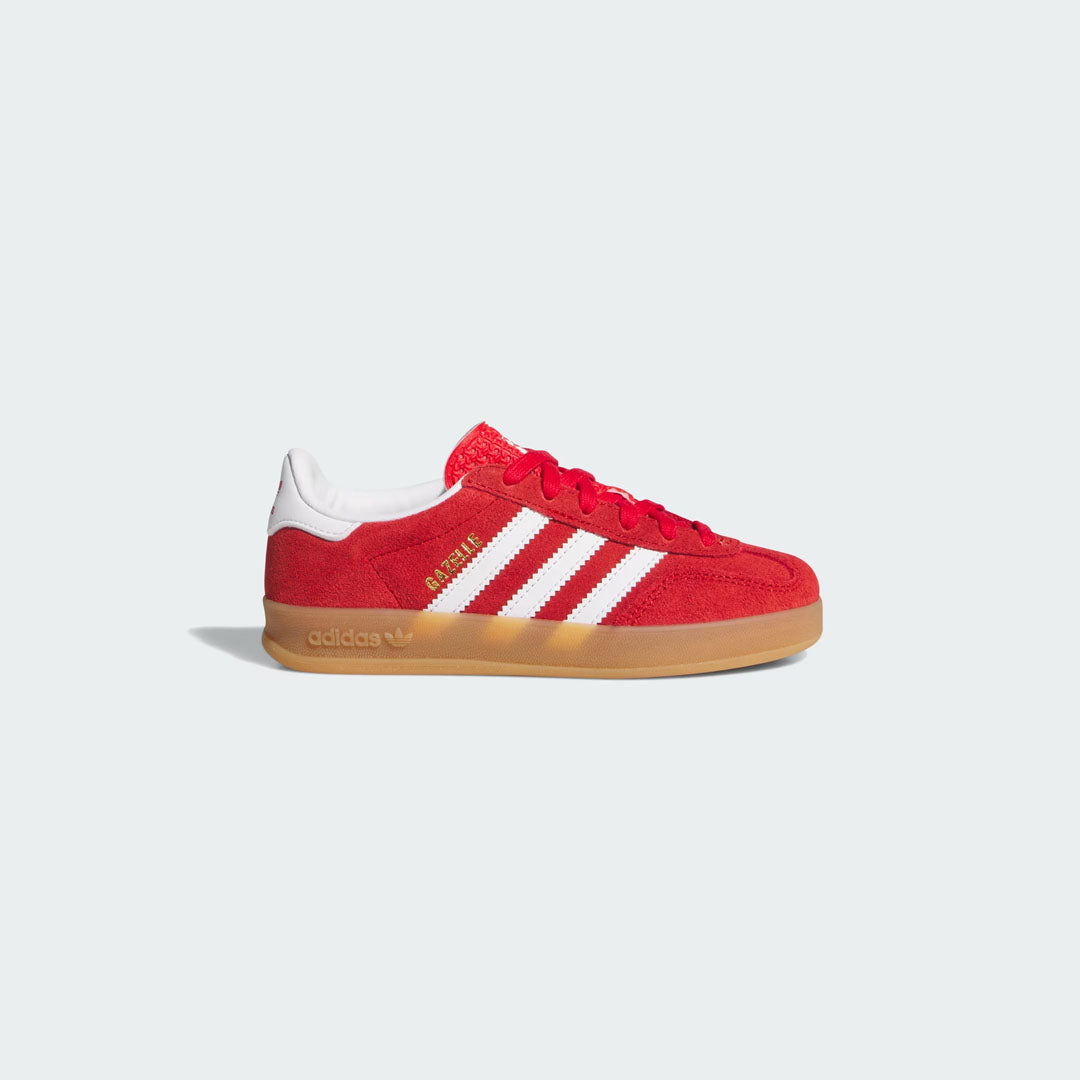 Youth Gazelle Indoor - Better Scarlet / Cloud White / Gum