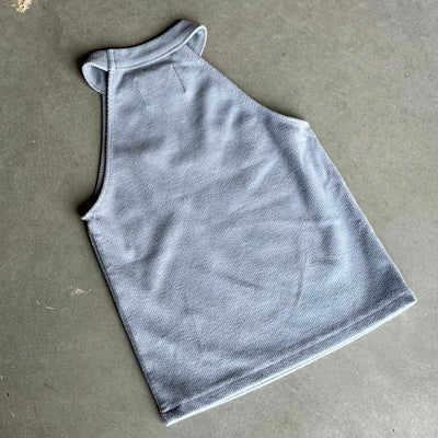 The Alaia Top - Washed Blue