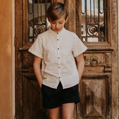 Capo Linen Shirt - Bianco