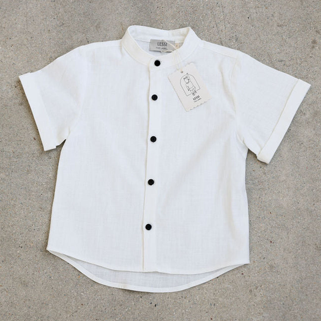 Capo Linen Shirt - Bianco