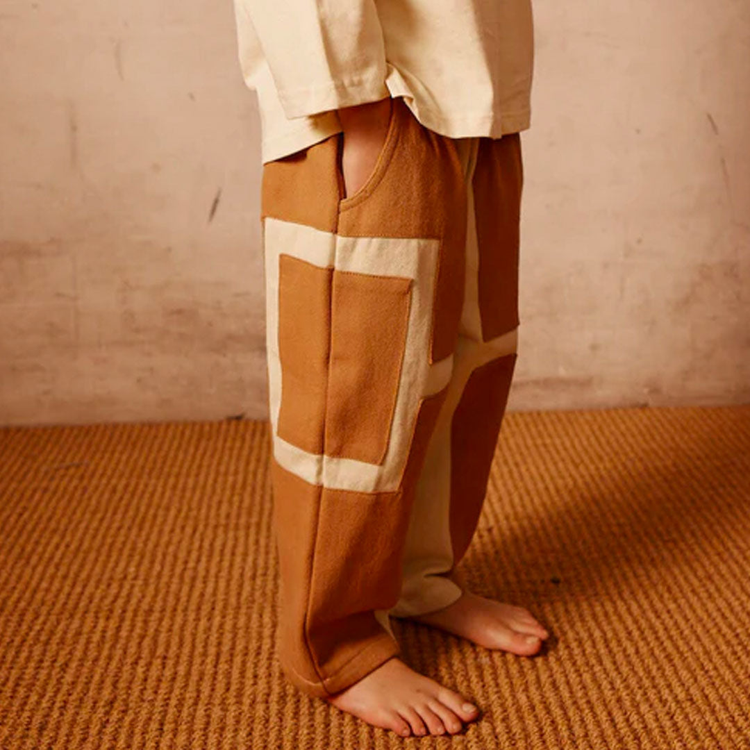 Chester Patch Pant - Tan