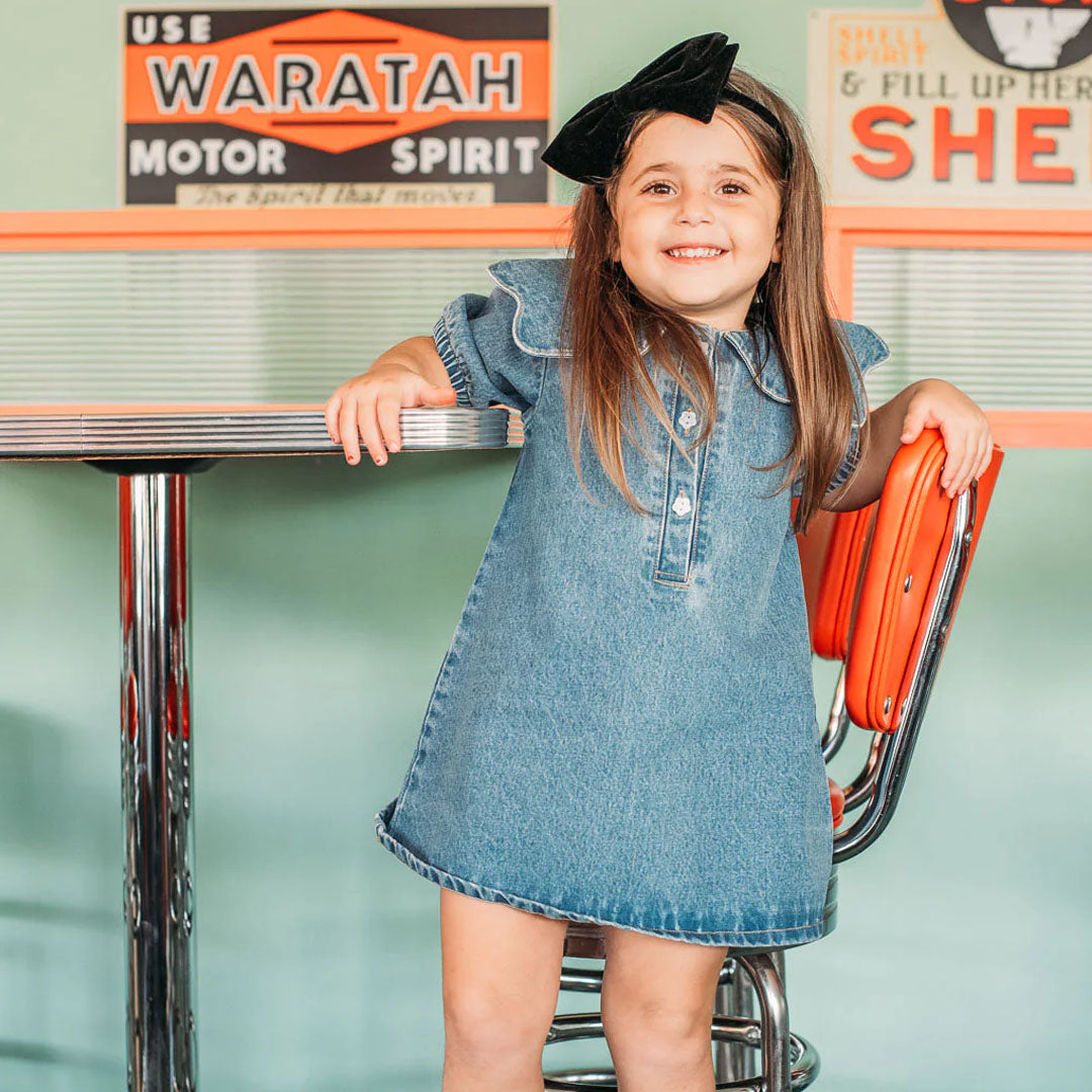 Luna Denim Dress | Tim & Gerry's Kids Boutique – Tim & Gerry's Kids ...
