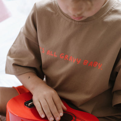 "Its All Gravy Baby" T-Shirt - Brown