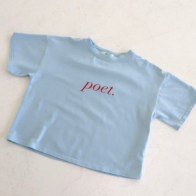 Poet Tee - Baby Blue