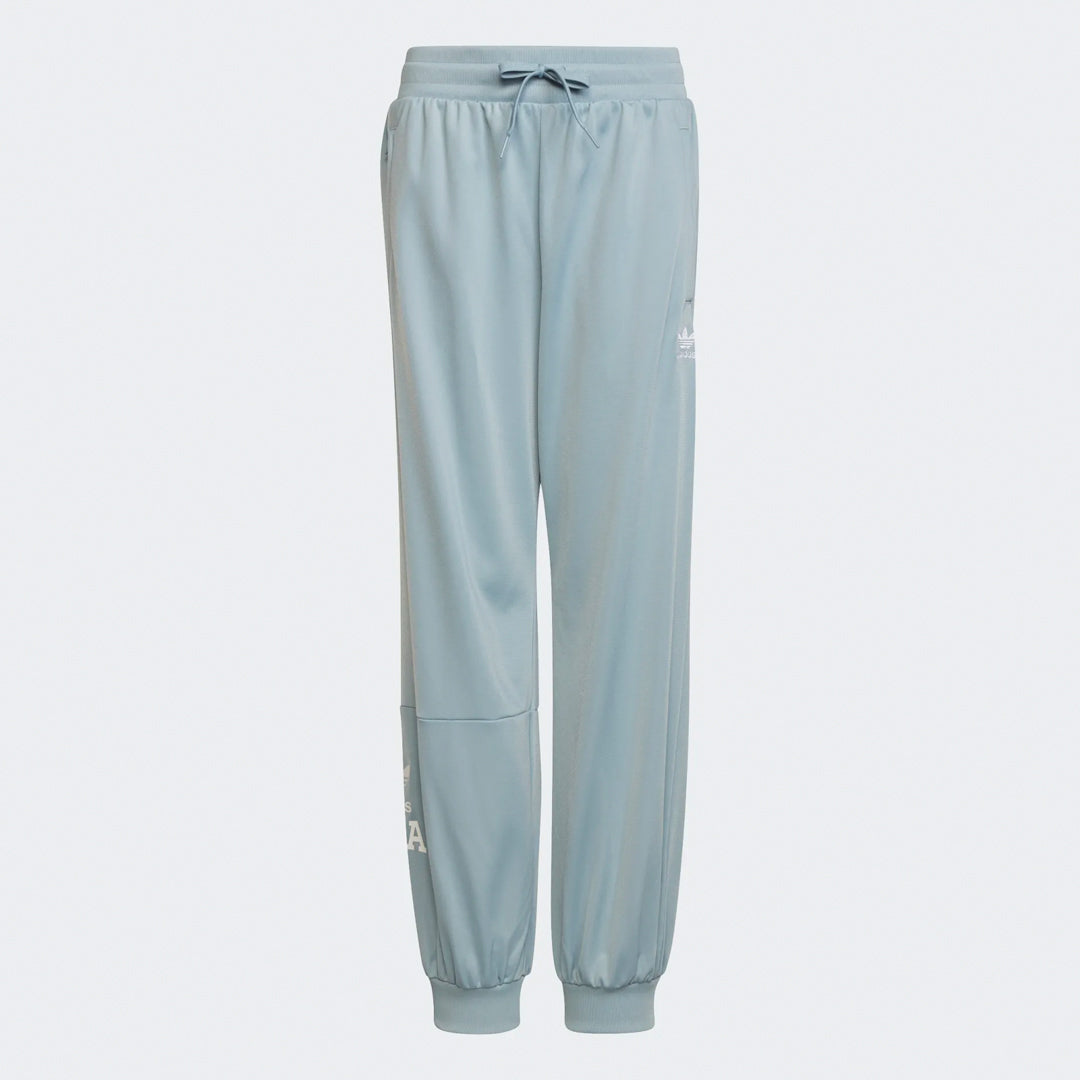 Graphic Print Track Pants - Magic Grey