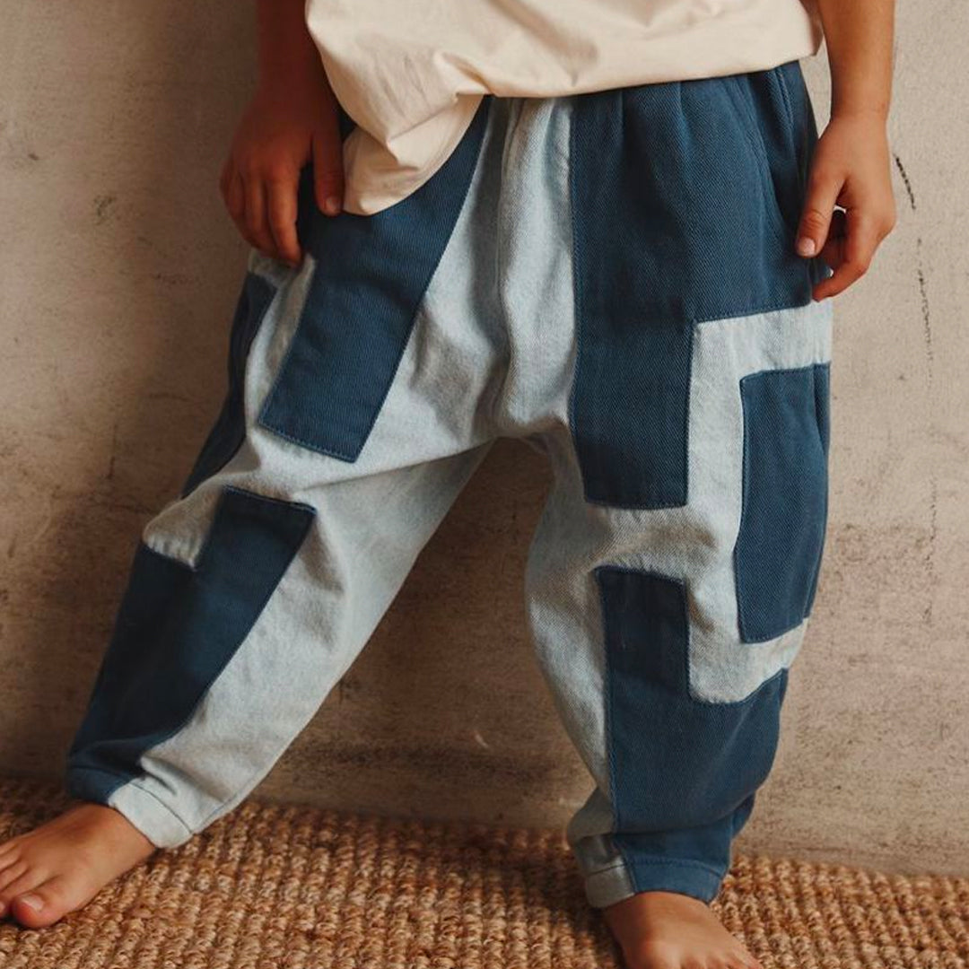 Chester Patch Pant - Navy