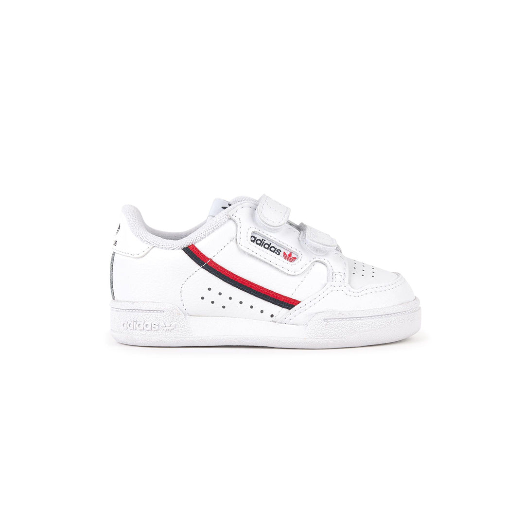Toddler Continental 80's - Cloud White / Cloud White / Scarlet
