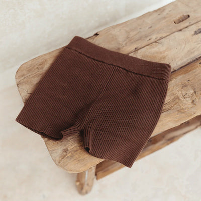 Rumi Knit Shorts - Coco