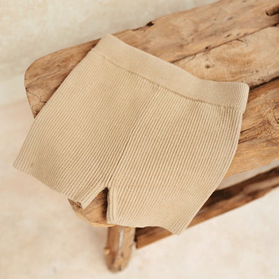 Rumi Knit Shorts - Olive