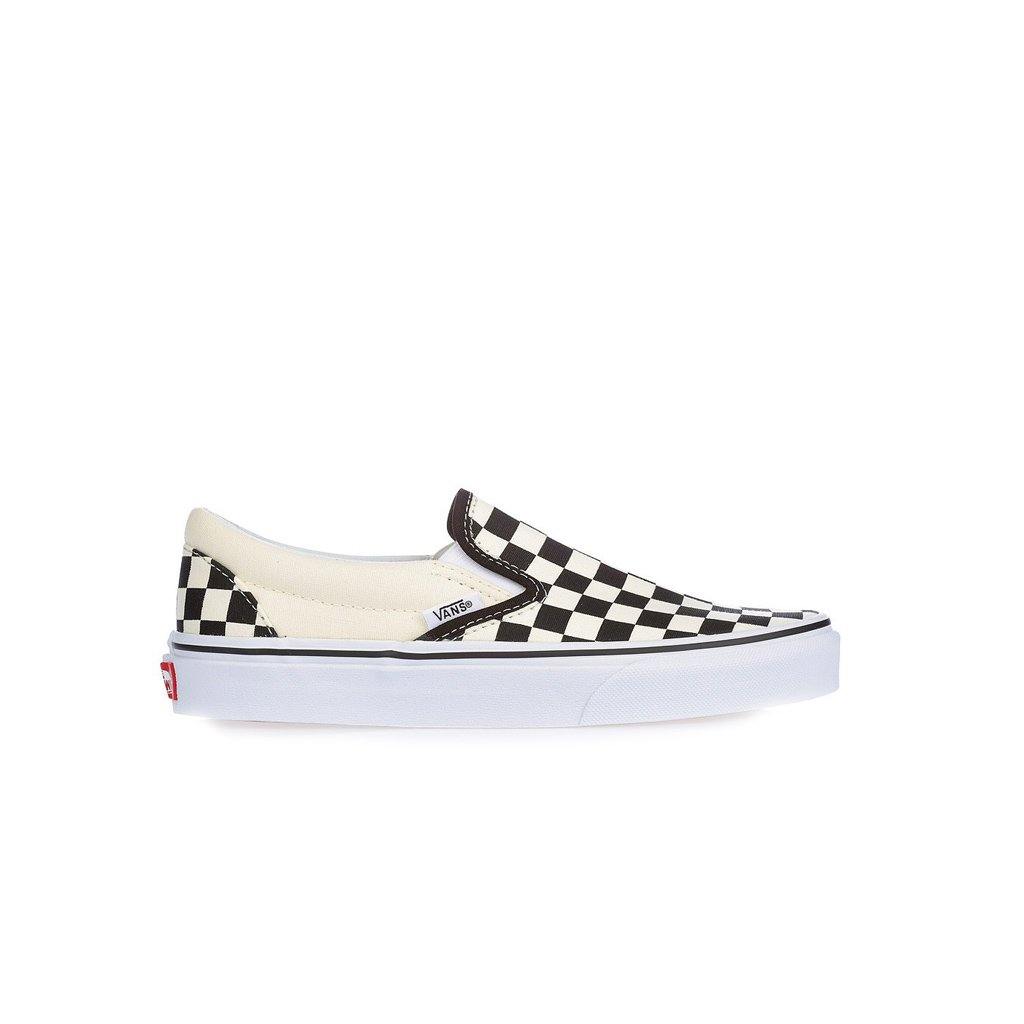 Checkerboard Slip-On Youth - Black/White - Tim and Gerry's Sydney